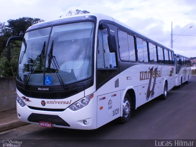 Universal Turismo 1020 na cidade de Lagoa Dourada, Minas Gerais, Brasil, por Jose Hilmar. ID da foto: 1800697.