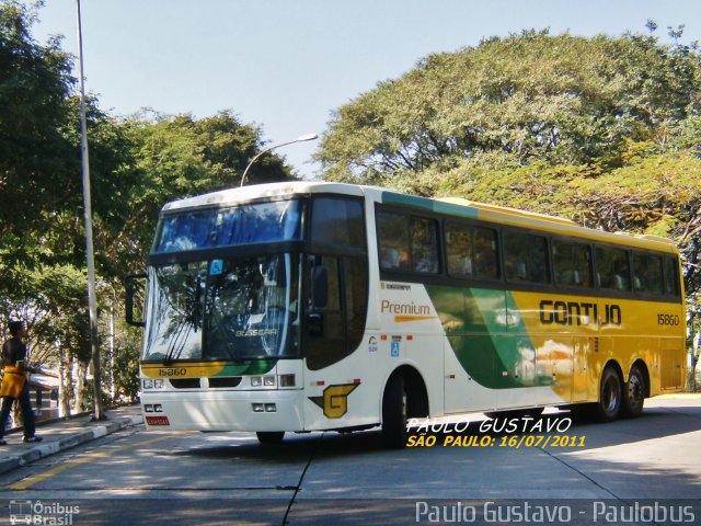 Empresa Gontijo de Transportes 15860 na cidade de São Paulo, São Paulo, Brasil, por Paulo Gustavo. ID da foto: 1801385.