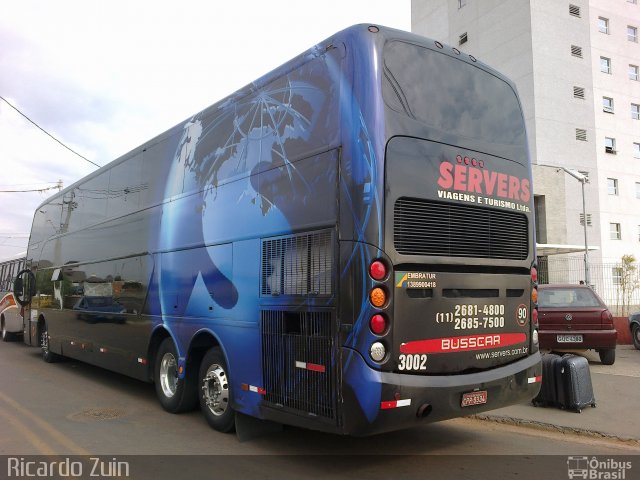 Servers Transporte e Turismo 3002 na cidade de Hortolândia, São Paulo, Brasil, por Ricardo Zuin. Número da foto: #1800705.