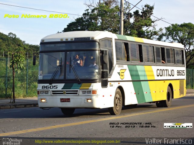 Empresa Gontijo de Transportes 8605 na cidade de Belo Horizonte, Minas Gerais, Brasil, por Valter Francisco. Número da foto: #1801166.