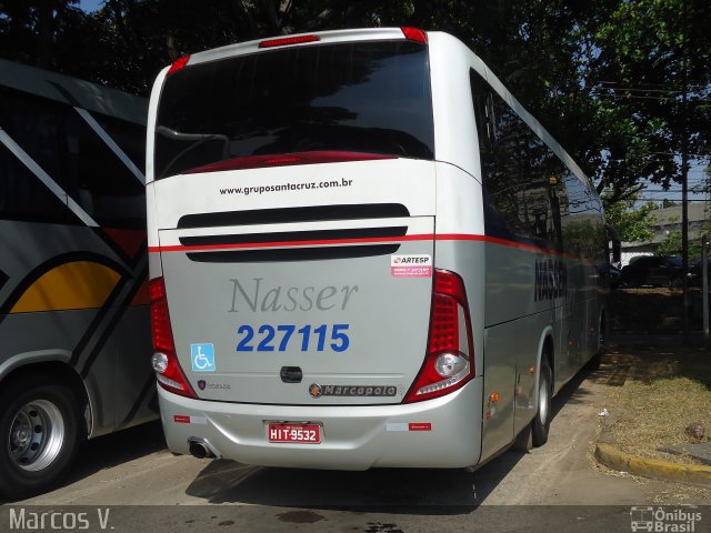 Viação Nasser 227115 na cidade de São Paulo, São Paulo, Brasil, por Marcos Vinícius Vale Silva. Número da foto: #1801552.