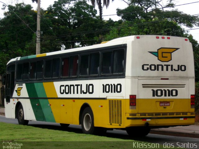 Empresa Gontijo de Transportes 10110 na cidade de Belo Horizonte, Minas Gerais, Brasil, por Kleisson  dos Santos. ID da foto: 1801705.