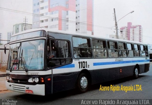 Rápido Araguaia 1101-2 na cidade de Goiânia, Goiás, Brasil, por Carlos Júnior. Número da foto: #1802044.