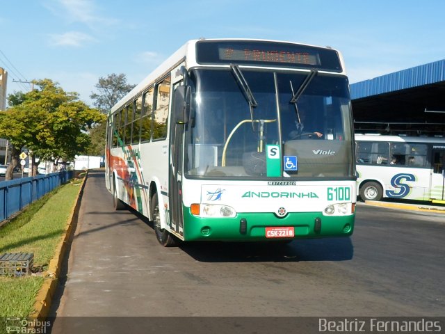 Empresa de Transportes Andorinha 6100 na cidade de Presidente Prudente, São Paulo, Brasil, por Beatriz Fernandes. ID da foto: 1803181.