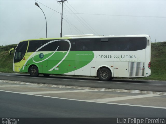 Expresso Princesa dos Campos 5785 na cidade de Porto Amazonas, Paraná, Brasil, por Luiz Felipe Ferreira. ID da foto: 1802134.