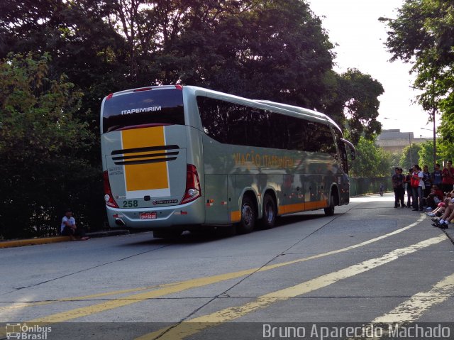 Viação Itapemirim 258 na cidade de São Paulo, São Paulo, Brasil, por Bruno Aparecido Machado. ID da foto: 1802413.