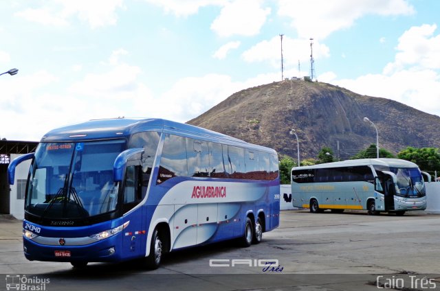 Viação Águia Branca 24340 na cidade de Nanuque, Minas Gerais, Brasil, por Caio Trés. Número da foto: #1805456.