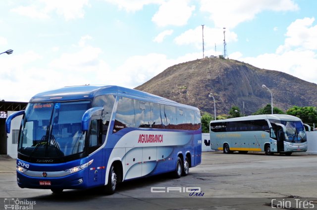 Viação Águia Branca 24340 na cidade de Nanuque, Minas Gerais, Brasil, por Caio Trés. ID da foto: 1805456.