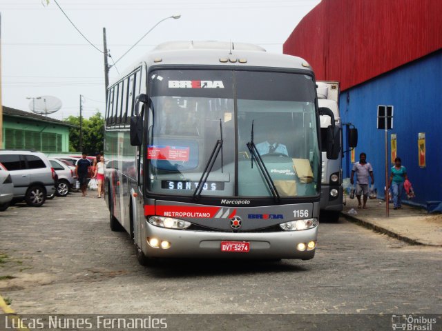 Breda Transportes e Serviços 1156 na cidade de Mongaguá, São Paulo, Brasil, por Lucas Nunes Fernandes. Número da foto: #1805024.