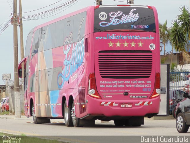 Lidia Turismo 4012 na cidade de Florianópolis, Santa Catarina, Brasil, por Daniel Guardiola. Número da foto: #1804595.
