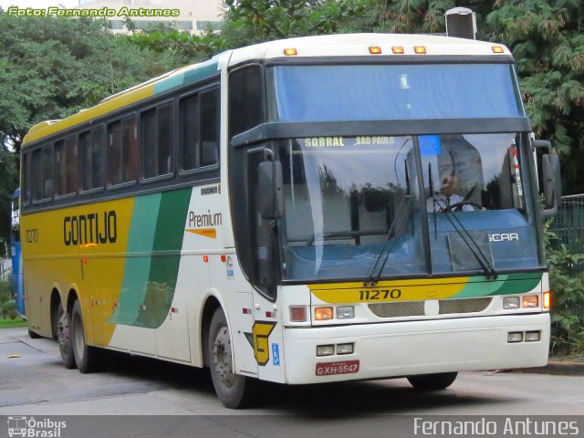 Empresa Gontijo de Transportes 11270 na cidade de São Paulo, São Paulo, Brasil, por Fernando Antunes. ID da foto: 1803793.