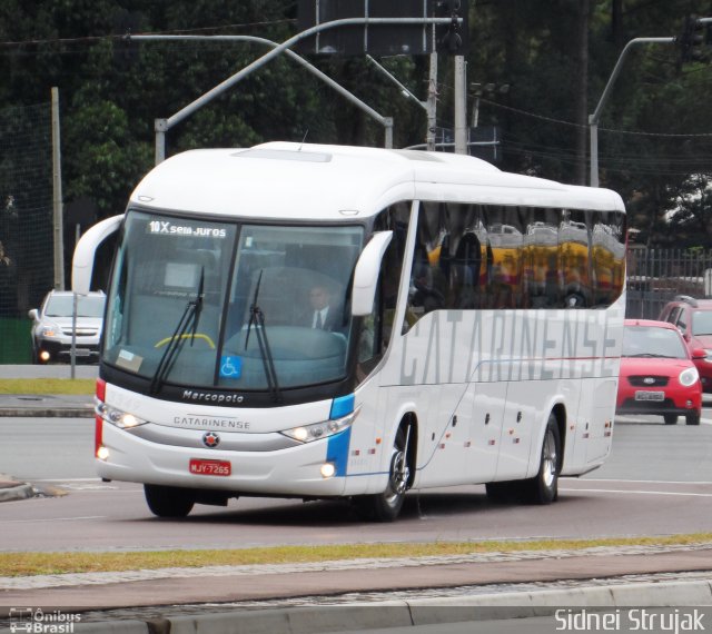 Auto Viação Catarinense 3349 na cidade de Curitiba, Paraná, Brasil, por Sidnei Machado Strujak. ID da foto: 1805876.