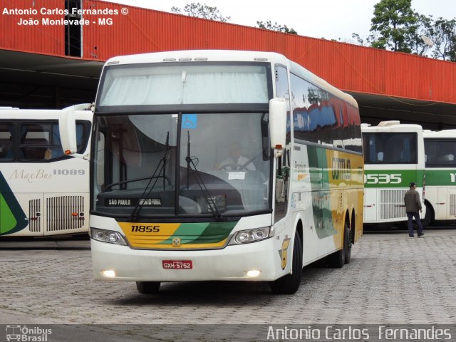 Empresa Gontijo de Transportes 11855 na cidade de João Monlevade, Minas Gerais, Brasil, por Antonio Carlos Fernandes. Número da foto: #1804680.