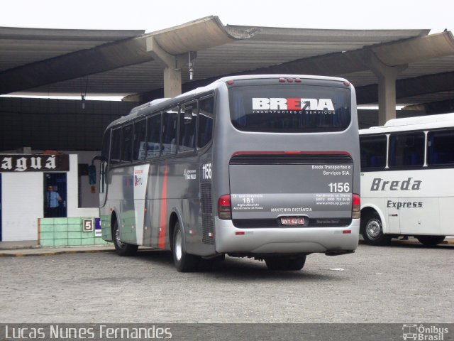 Breda Transportes e Serviços 1156 na cidade de Mongaguá, São Paulo, Brasil, por Lucas Nunes Fernandes. Número da foto: #1805037.