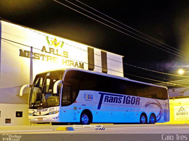 Trans Igor Transportes e Turismo 2011 na cidade de São Mateus, Espírito Santo, Brasil, por Caio Trés. Número da foto: #1805428.
