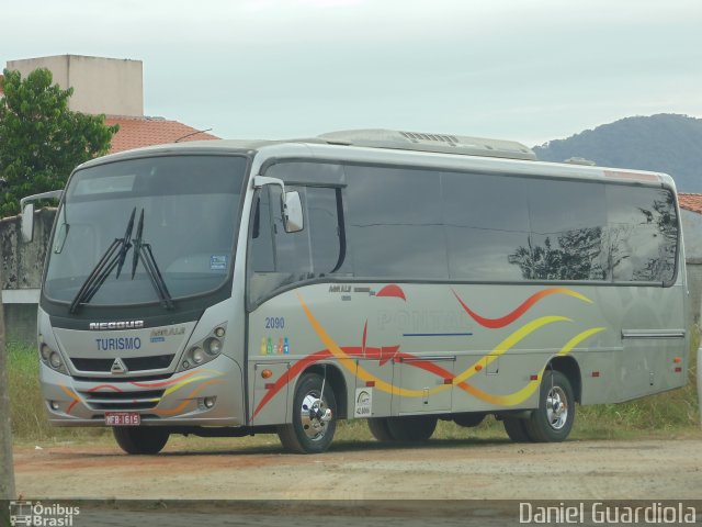 Dannycar Turismo 2090 na cidade de Florianópolis, Santa Catarina, Brasil, por Daniel Guardiola. Número da foto: #1804622.