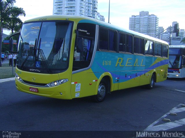 Viação Real Ita 61610 na cidade de Vitória, Espírito Santo, Brasil, por Matheus Mendes. Número da foto: #1806110.