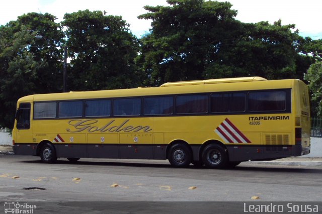 Viação Itapemirim 45035 na cidade de Fortaleza, Ceará, Brasil, por [Leandro Sousa]. ID da foto: 1805967.