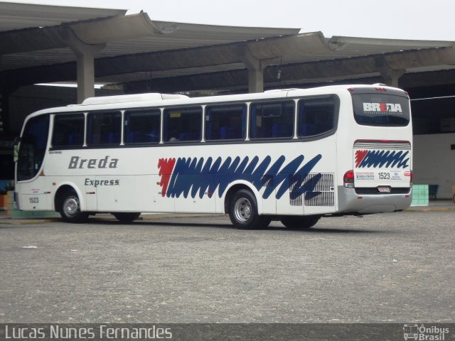 Breda Transportes e Serviços 1523 na cidade de Mongaguá, São Paulo, Brasil, por Lucas Nunes Fernandes. Número da foto: #1805019.