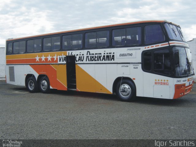 Viação Ribeirania 2400 na cidade de Ribeirão Preto, São Paulo, Brasil, por Igor Sanches. ID da foto: 1769672.