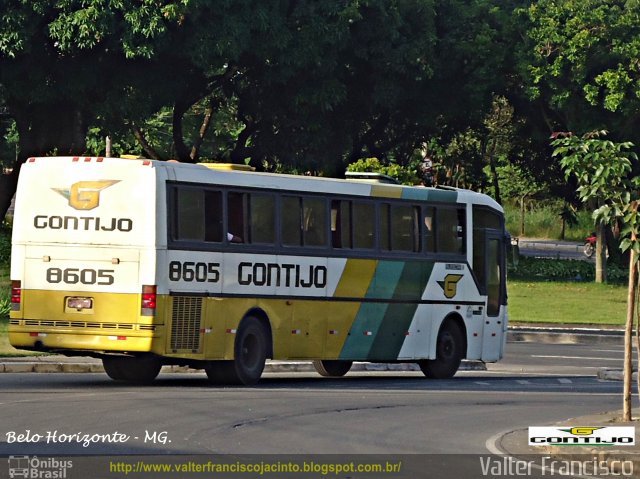 Empresa Gontijo de Transportes 8605 na cidade de Belo Horizonte, Minas Gerais, Brasil, por Valter Francisco. ID da foto: 1769523.