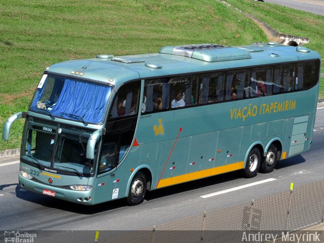 Viação Itapemirim 232 na cidade de Aparecida, São Paulo, Brasil, por Andrey Gustavo. ID da foto: 1770387.