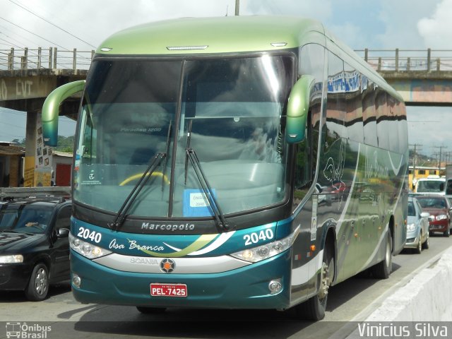 Asa Branca Turismo 2040 na cidade de Recife, Pernambuco, Brasil, por Vinicius Silva. ID da foto: 1769018.