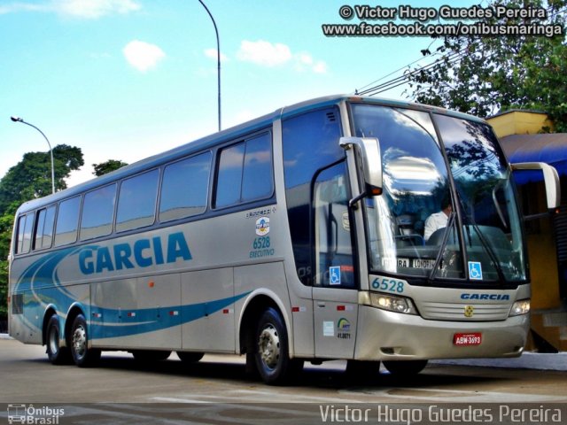 Viação Garcia 6528 na cidade de Maringá, Paraná, Brasil, por Victor Hugo Guedes Pereira. Número da foto: #1769538.
