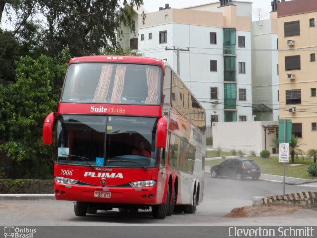 Pluma Conforto e Turismo 7006 na cidade de Santa Maria, Rio Grande do Sul, Brasil, por Cleverton Schmitt. ID da foto: 1806978.