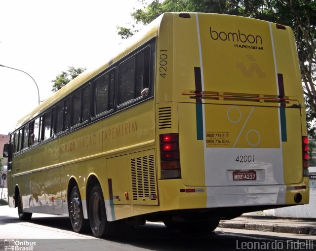 Viação Itapemirim 42001 na cidade de São Paulo, São Paulo, Brasil, por Leonardo Fidelli. ID da foto: 1806863.