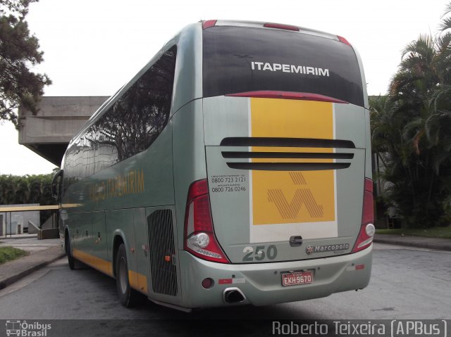 Viação Itapemirim 250 na cidade de Guarulhos, São Paulo, Brasil, por Roberto Teixeira. Número da foto: #1807311.
