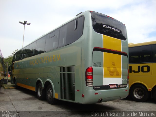 Viação Itapemirim 230 na cidade de São Paulo, São Paulo, Brasil, por Diego Alexandre de Morais. Número da foto: #1806412.
