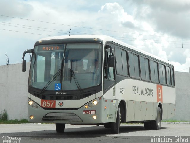 Real Alagoas de Viação 857 na cidade de Recife, Pernambuco, Brasil, por Vinicius Silva. Número da foto: #1807753.