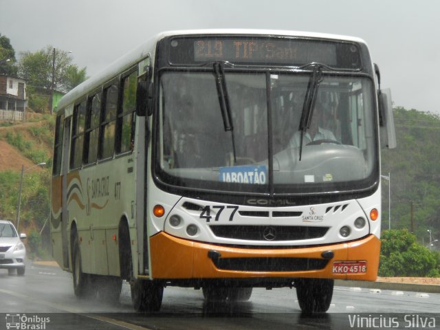 Auto Viação Santa Cruz 477 na cidade de Jaboatão dos Guararapes, Pernambuco, Brasil, por Vinicius Silva. Número da foto: #1807775.