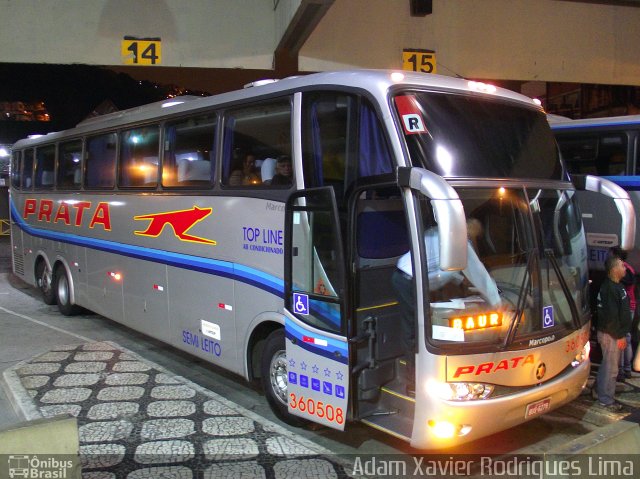 Expresso de Prata 360508 na cidade de Santos, São Paulo, Brasil, por Adam Xavier Rodrigues Lima. ID da foto: 1808123.