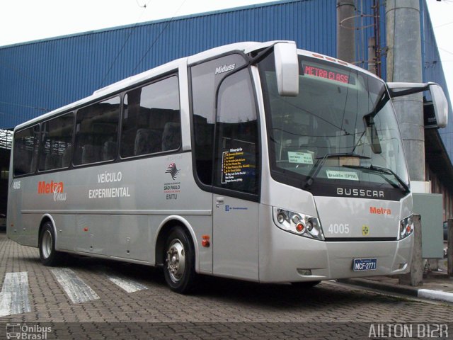 Metra - Sistema Metropolitano de Transporte 4005 na cidade de São Bernardo do Campo, São Paulo, Brasil, por Ailton Florencio. ID da foto: 1809058.