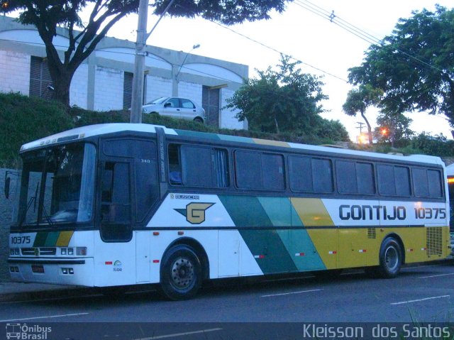 Empresa Gontijo de Transportes 10375 na cidade de Belo Horizonte, Minas Gerais, Brasil, por Kleisson  dos Santos. ID da foto: 1810351.