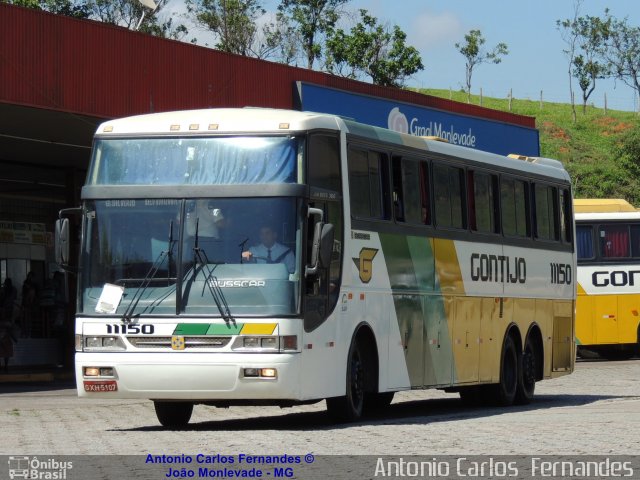 Empresa Gontijo de Transportes 11150 na cidade de João Monlevade, Minas Gerais, Brasil, por Antonio Carlos Fernandes. Número da foto: #1808358.