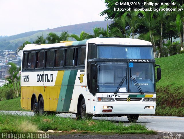 Empresa Gontijo de Transportes 11215 na cidade de João Monlevade, Minas Gerais, Brasil, por Philippe Almeida. Número da foto: #1809688.