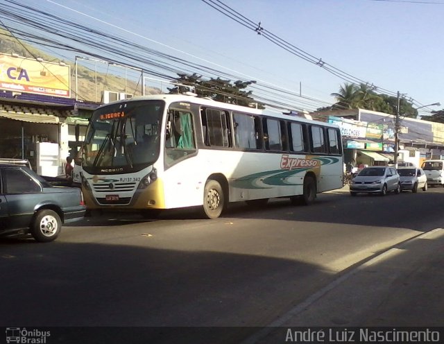 Expresso Mangaratiba RJ 137.342 na cidade de Nova Iguaçu, Rio de Janeiro, Brasil, por André Luiz Nascimento. Número da foto: #1810745.