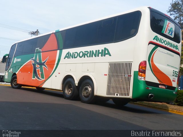 Empresa de Transportes Andorinha 5156 na cidade de Presidente Prudente, São Paulo, Brasil, por Beatriz Fernandes. ID da foto: 1811473.