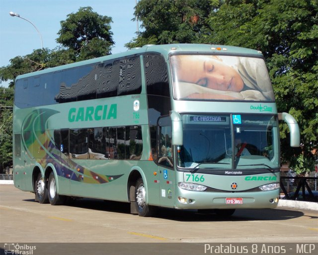 Viação Garcia 7166 na cidade de Maringá, Paraná, Brasil, por Cristiano Soares da Silva. Número da foto: #1810510.