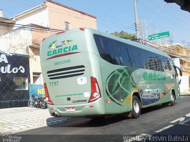 Viação Garcia 7797 na cidade de Sorocaba, São Paulo, Brasil, por Weslley Kelvin Batista. Número da foto: #1811575.