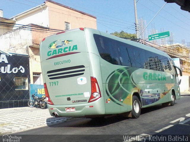 Viação Garcia 7797 na cidade de Sorocaba, São Paulo, Brasil, por Weslley Kelvin Batista. ID da foto: 1811575.