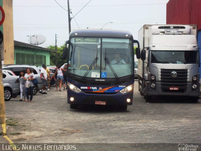 Breda Transportes e Serviços 2817 na cidade de Mongaguá, São Paulo, Brasil, por Lucas Nunes Fernandes. Número da foto: #1811462.