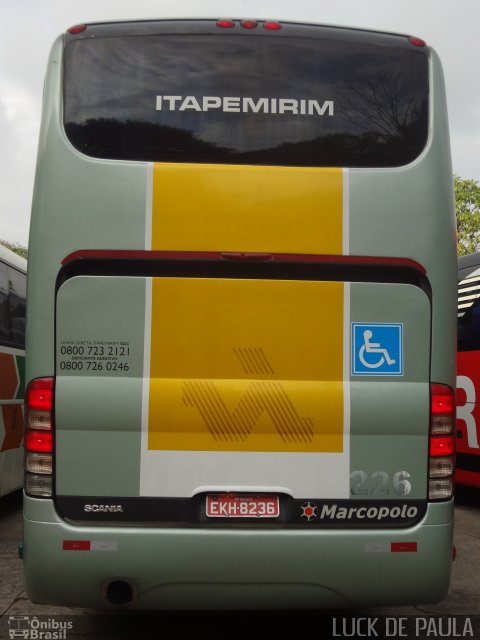 Viação Itapemirim 226 na cidade de São Paulo, São Paulo, Brasil, por Luis de Ricado Brito. Número da foto: #1814132.
