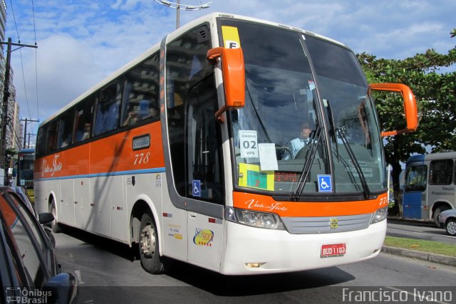 Viação Vale do Tietê 778 na cidade de Santos, São Paulo, Brasil, por Francisco Ivano. Número da foto: #1812377.
