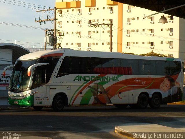 Empresa de Transportes Andorinha 6346 na cidade de Presidente Prudente, São Paulo, Brasil, por Beatriz Fernandes. Número da foto: #1813673.