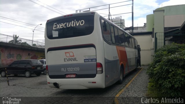 Evanil Transportes e Turismo RJ 132.109 na cidade de Nova Iguaçu, Rio de Janeiro, Brasil, por Carlos Almeida. Número da foto: #1815119.