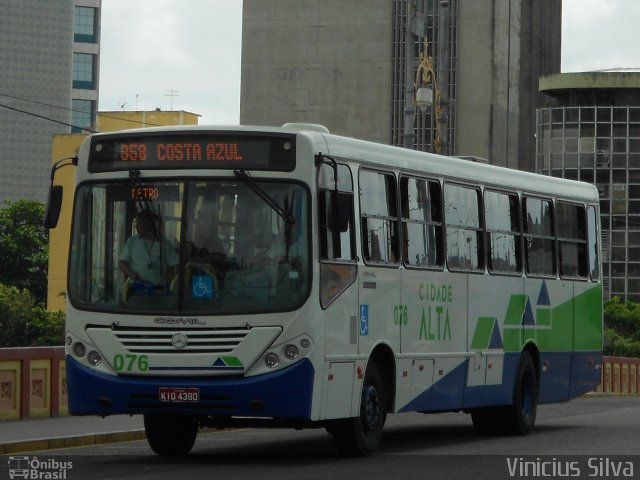 Cidade Alta Transportes 076 na cidade de Recife, Pernambuco, Brasil, por Vinicius Silva. Número da foto: #1816211.